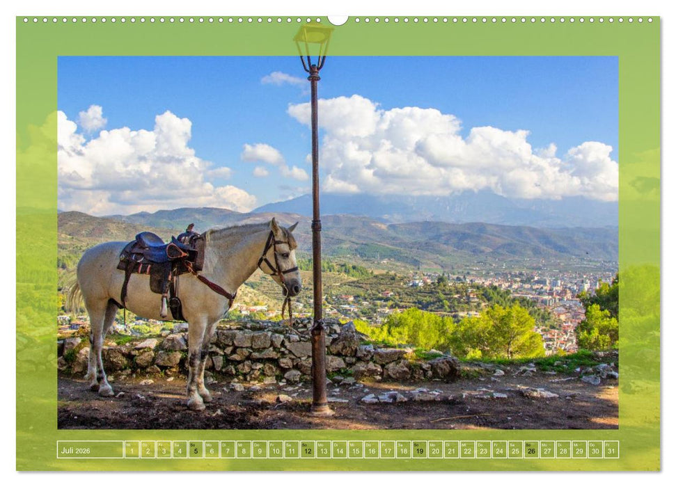 Berat - Die Stadt der tausend Fenster (CALVENDO Premium Wandkalender 2026)
