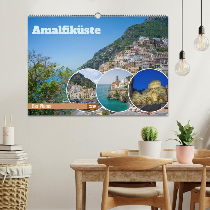 Amalfiküste - Der Planer (CALVENDO Wandkalender 2026)