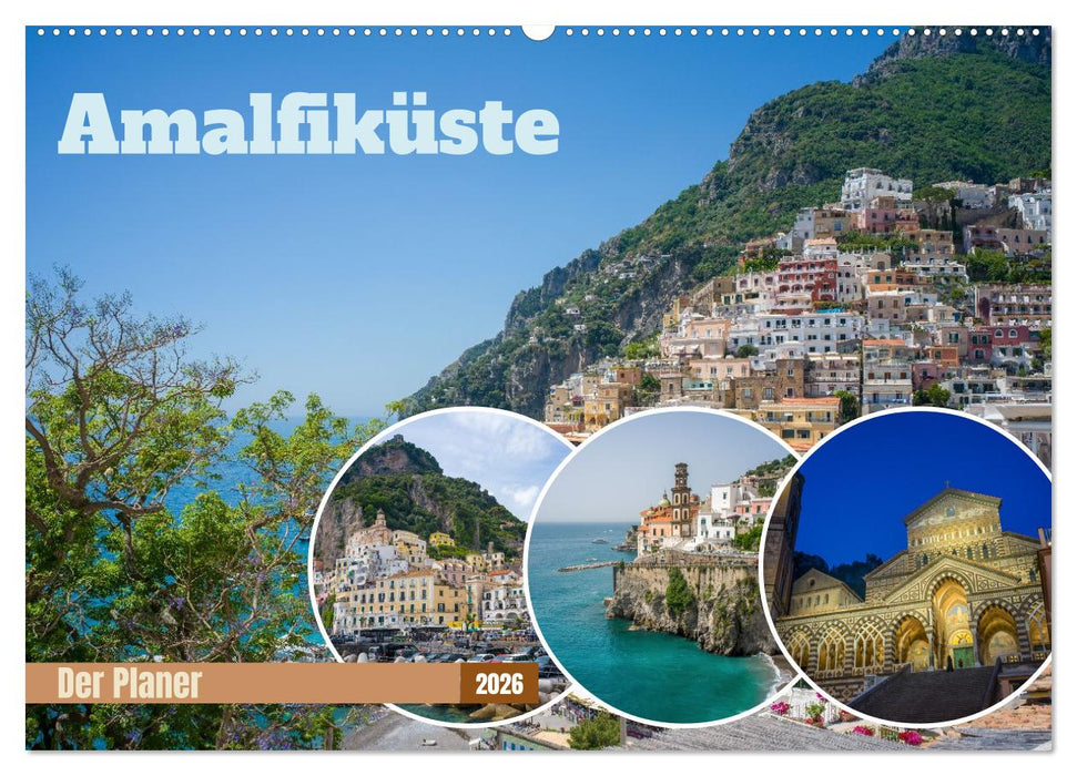 Amalfiküste - Der Planer (CALVENDO Wandkalender 2026)
