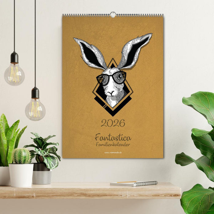 Fantastica Familienkalender miomanda (CALVENDO Wandkalender 2026)