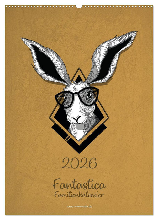 Fantastica Familienkalender miomanda (CALVENDO Wandkalender 2026)