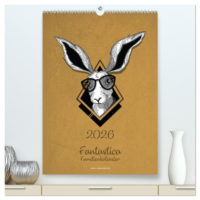 Fantastica Familienkalender miomanda (CALVENDO Premium Wandkalender 2026)