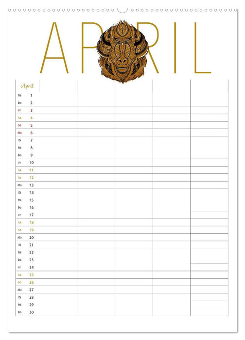 Fantastica Familienkalender miomanda (CALVENDO Premium Wandkalender 2026)