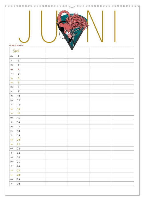 Fantastica Familienkalender miomanda (CALVENDO Premium Wandkalender 2026)