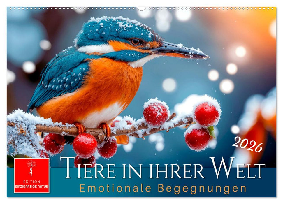 Tiere in ihrer Welt (CALVENDO Wandkalender 2026)