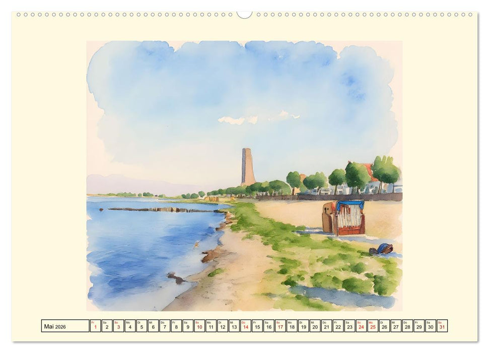Schleswig-Holsteins Ostseeküste (CALVENDO Wandkalender 2026)