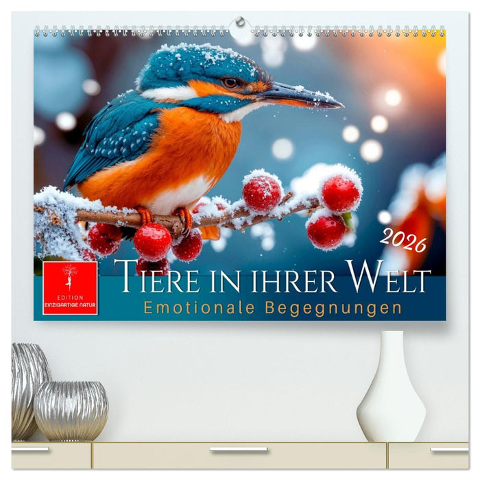 Tiere in ihrer Welt (CALVENDO Premium Wandkalender 2026)