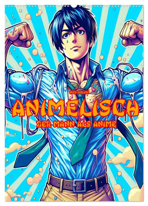 Animelisch der Mann als Anime (CALVENDO Wandkalender 2026)