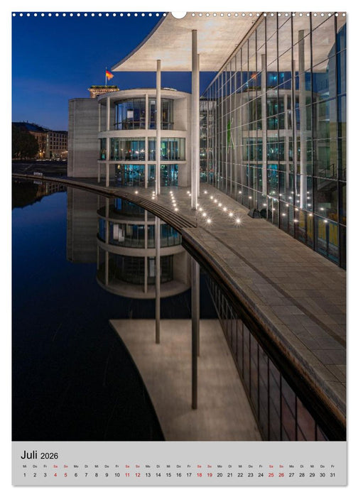 Blicke durch Berlin - Architektur und Atmosphäre (CALVENDO Premium Wandkalender 2026)