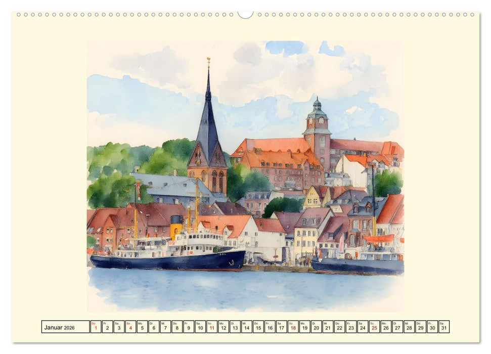 Schleswig-Holsteins Ostseeküste (CALVENDO Premium Wandkalender 2026)