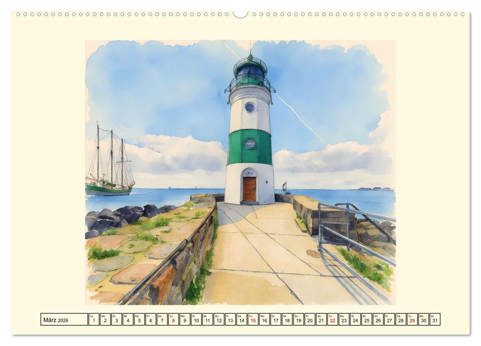 Schleswig-Holsteins Ostseeküste (CALVENDO Premium Wandkalender 2026)