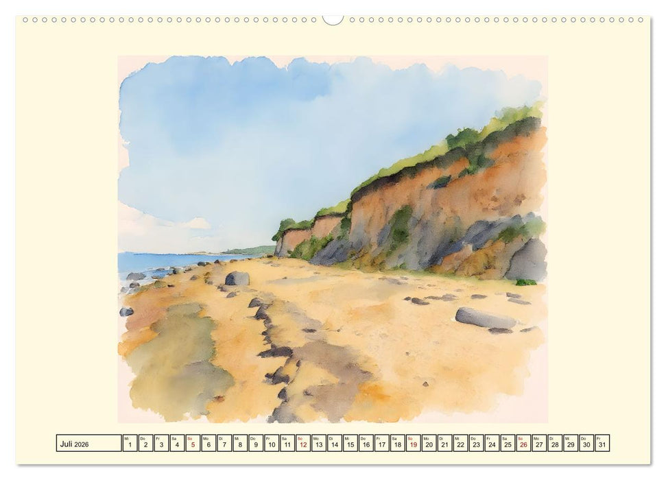Schleswig-Holsteins Ostseeküste (CALVENDO Premium Wandkalender 2026)