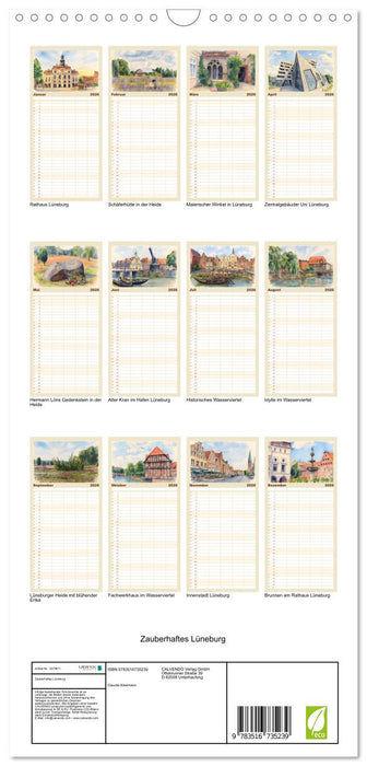 Zauberhaftes Lüneburg (CALVENDO Familienplaner 2026)