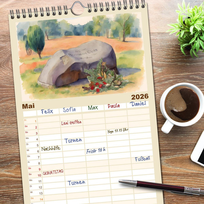 Zauberhaftes Lüneburg (CALVENDO Familienplaner 2026)