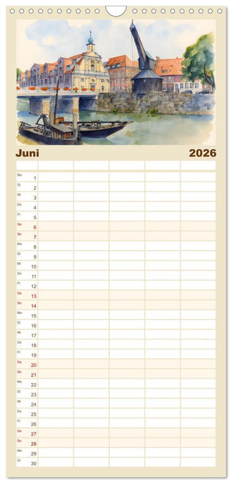 Zauberhaftes Lüneburg (CALVENDO Familienplaner 2026)