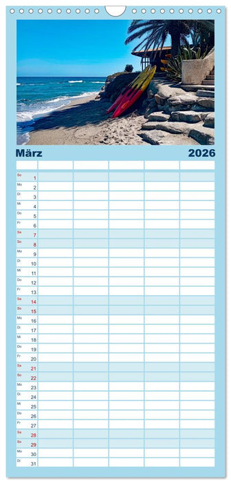 Korsika - Farben einer wilden Schönheit (CALVENDO Familienplaner 2026)