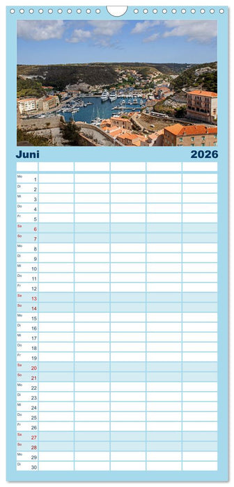 Korsika - Farben einer wilden Schönheit (CALVENDO Familienplaner 2026)