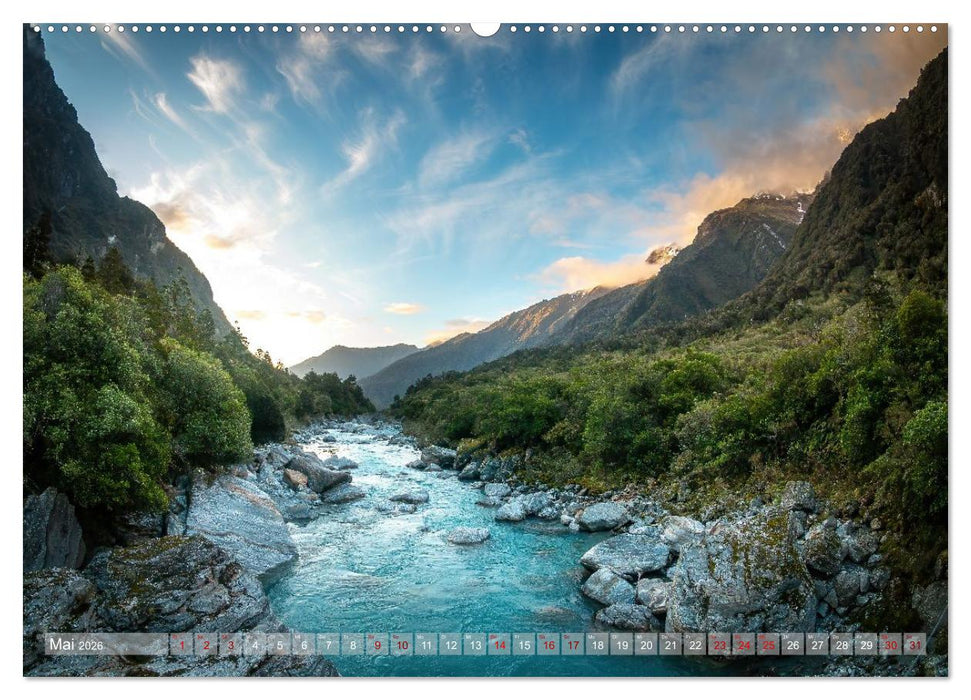 Natürlich Neuseeland (CALVENDO Wandkalender 2026)