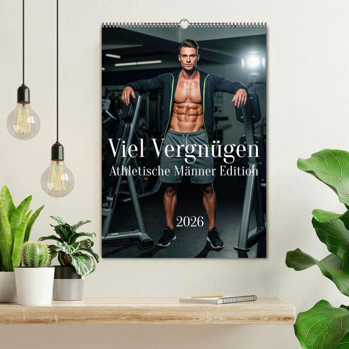 Viel Vergnügen - Athletische Männer Edition (CALVENDO Wandkalender 2026)