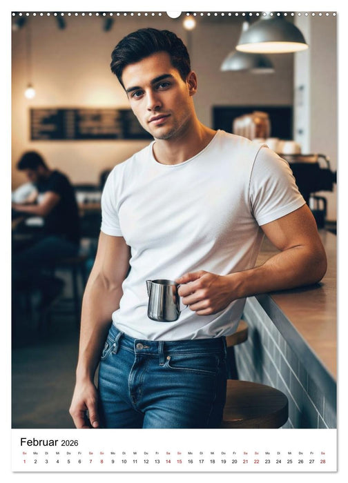 Viel Vergnügen - Athletische Männer Edition (CALVENDO Wandkalender 2026)