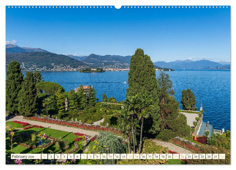 Lake Maggiore - Breathtaking landscapes (CALVENDO Monthly Calendar 2026)