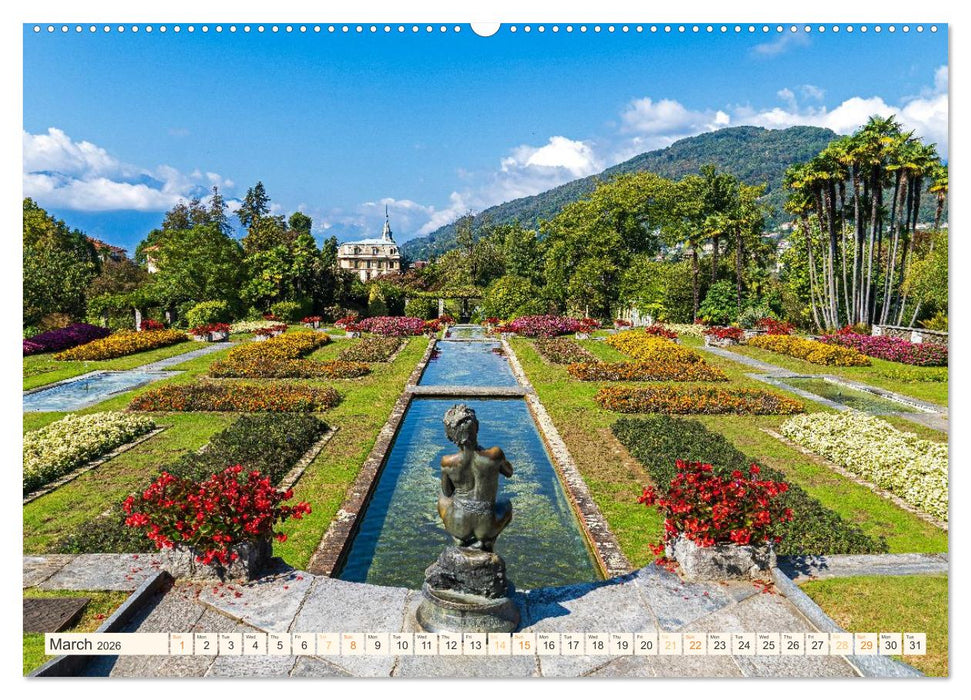 Lake Maggiore - Breathtaking landscapes (CALVENDO Monthly Calendar 2026)