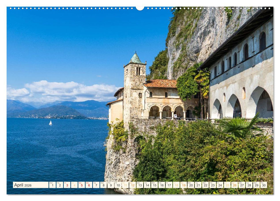 Lake Maggiore - Breathtaking landscapes (CALVENDO Monthly Calendar 2026)
