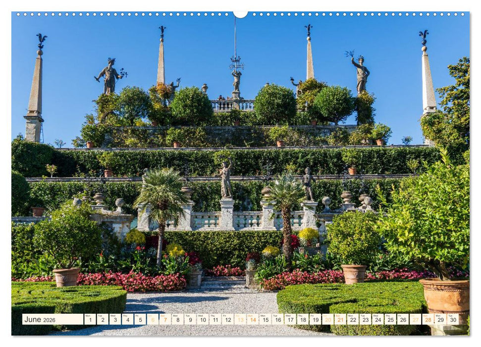 Lake Maggiore - Breathtaking landscapes (CALVENDO Monthly Calendar 2026)