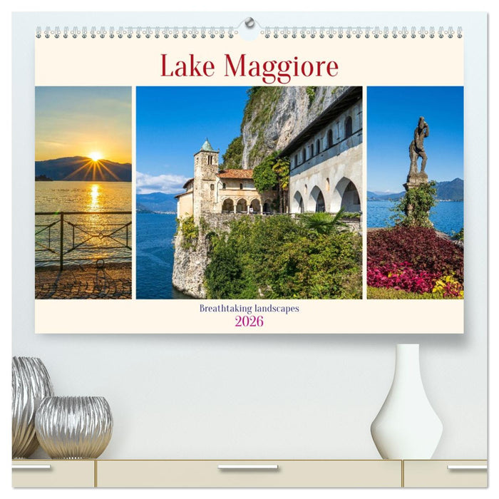 Lake Maggiore - Breathtaking landscapes (CALVENDO Premium-Calendar 2026)