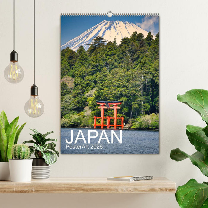 Japan PosterArt 2024 (CALVENDO Wandkalender 2026)