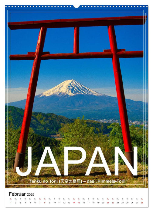 Japan PosterArt 2024 (CALVENDO Wandkalender 2026)