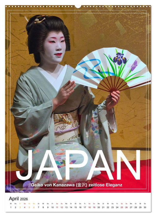 Japan PosterArt 2024 (CALVENDO Wandkalender 2026)