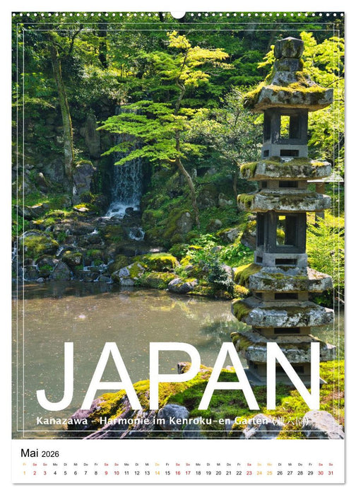 Japan PosterArt 2024 (CALVENDO Wandkalender 2026)