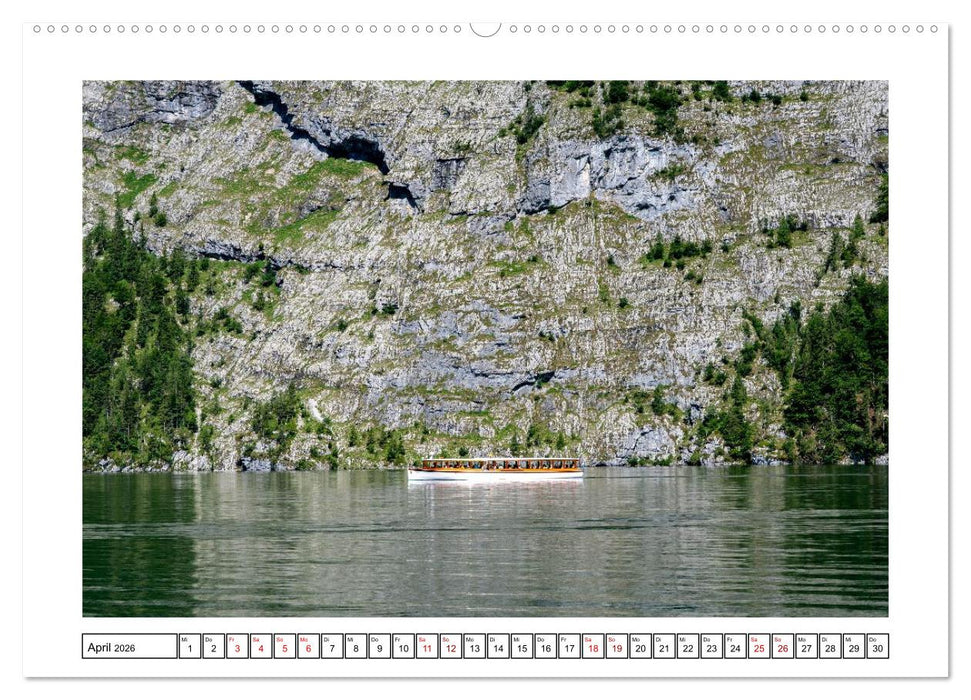 Morgen am Königssee - Spiegelungen und Stille (CALVENDO Wandkalender 2026)