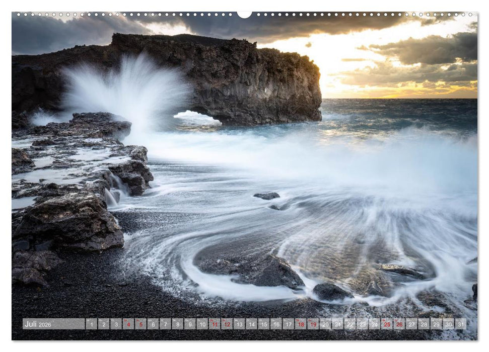 Kanarisch Wild - La Palma (CALVENDO Premium Wandkalender 2026)