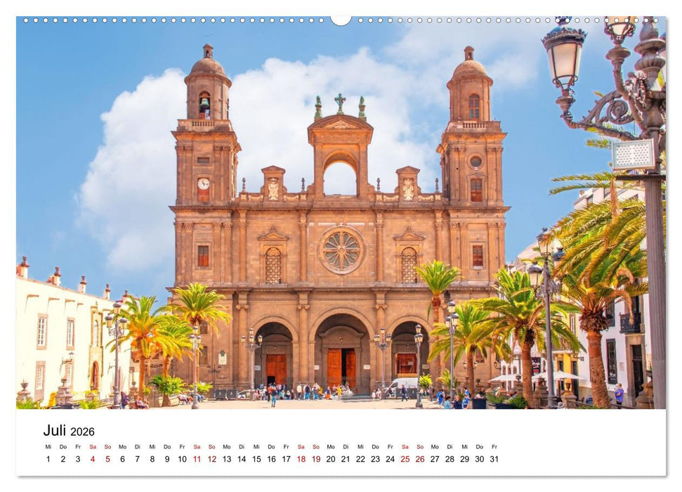 Las Palmas de Gran Canaria - eine großartige Stadt (CALVENDO Premium Wandkalender 2026)