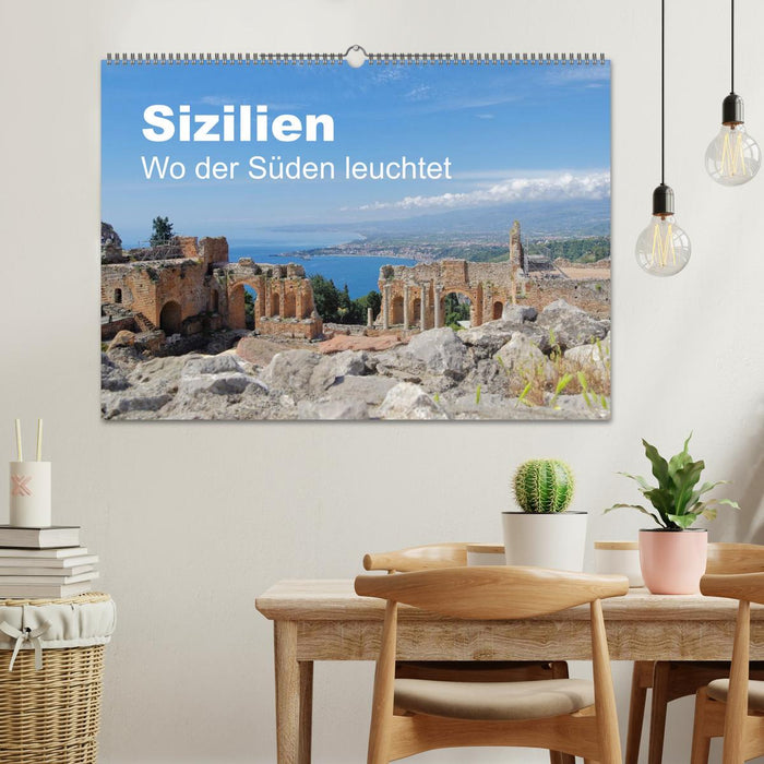 Sizilien - Wo der Süden leuchtet (CALVENDO Wandkalender 2026)