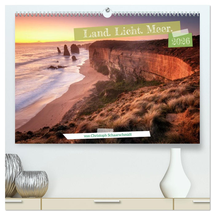 Land. Licht. Meer. (CALVENDO Premium Wandkalender 2026)