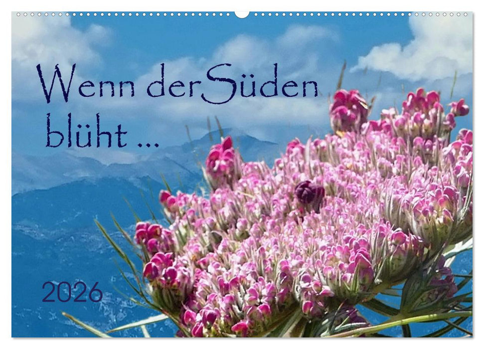 Wenn der Süden blüht ... (CALVENDO Wandkalender 2026)