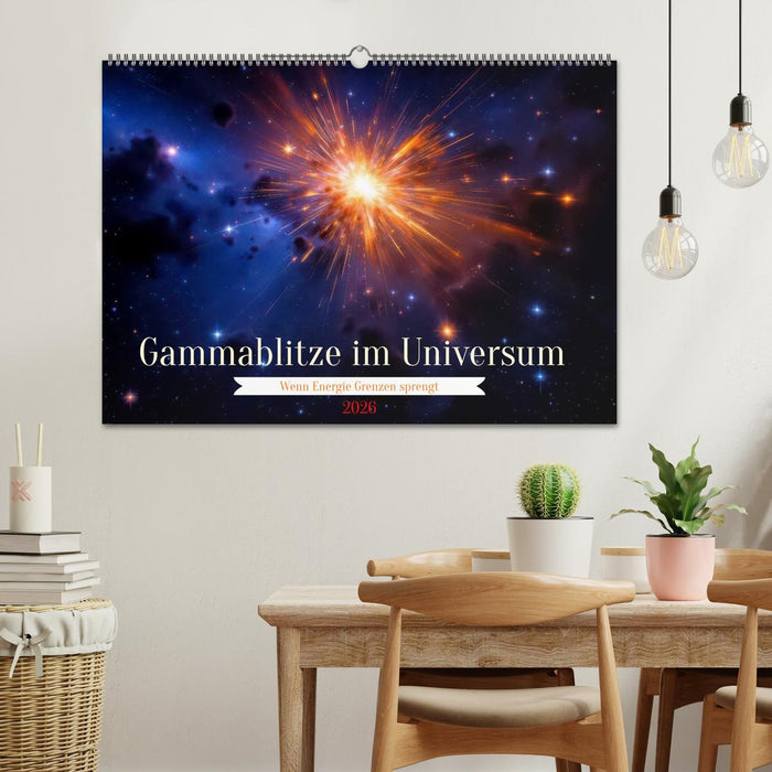 Gammablitze im Universum (CALVENDO Wandkalender 2026)