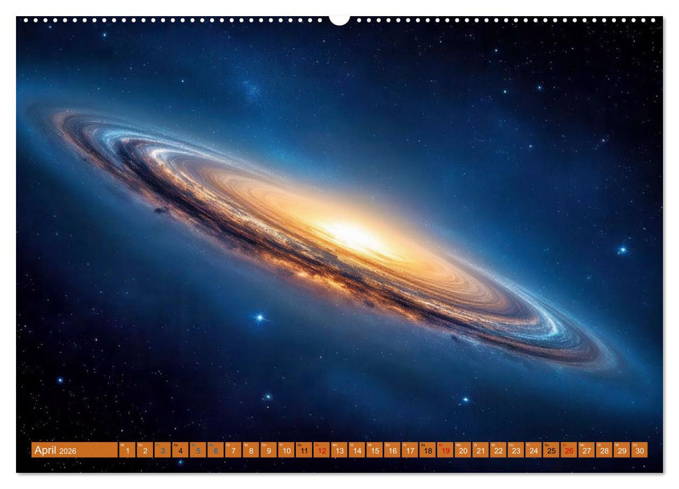 Gammablitze im Universum (CALVENDO Premium Wandkalender 2026)