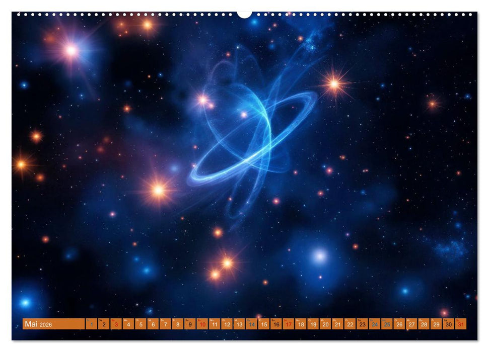 Gammablitze im Universum (CALVENDO Premium Wandkalender 2026)