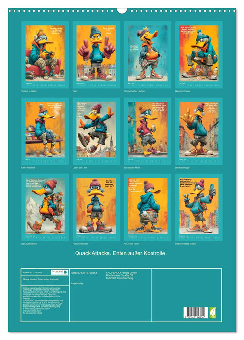 Quack Attacke. Enten außer Kontrolle (CALVENDO Wandkalender 2026)