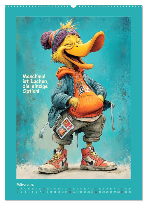 Quack Attacke. Enten außer Kontrolle (CALVENDO Wandkalender 2026)