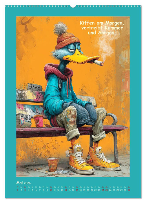 Quack Attacke. Enten außer Kontrolle (CALVENDO Wandkalender 2026)