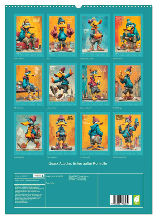 Quack Attacke. Enten außer Kontrolle (CALVENDO Premium Wandkalender 2026)