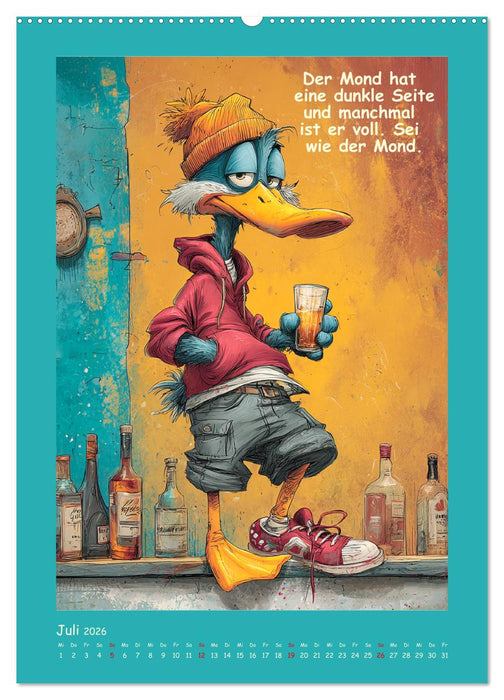 Quack Attacke. Enten außer Kontrolle (CALVENDO Premium Wandkalender 2026)