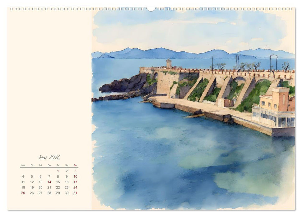 Rundreise durch die Toskana (CALVENDO Wandkalender 2026)