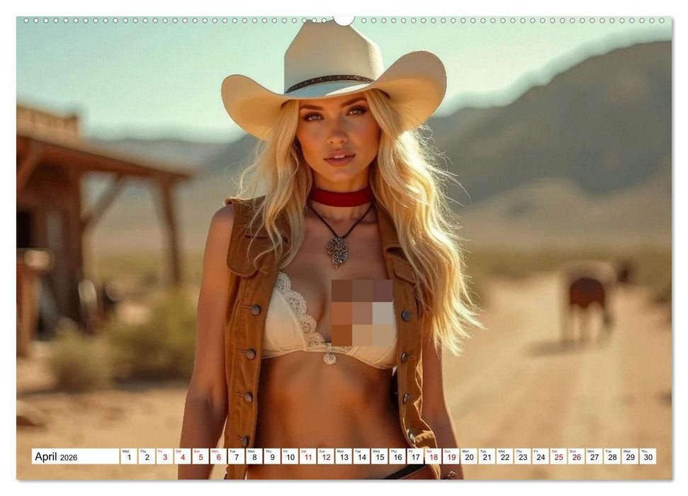 Wild West Dreams (CALVENDO Monthly Calendar 2026)