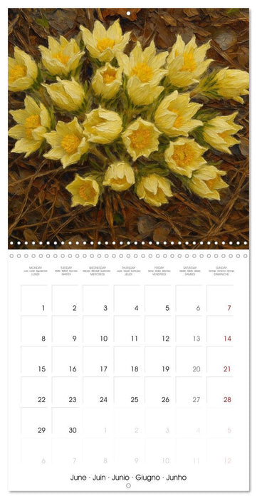 Eurasia Flowers (CALVENDO Monthly Calendar 2026)